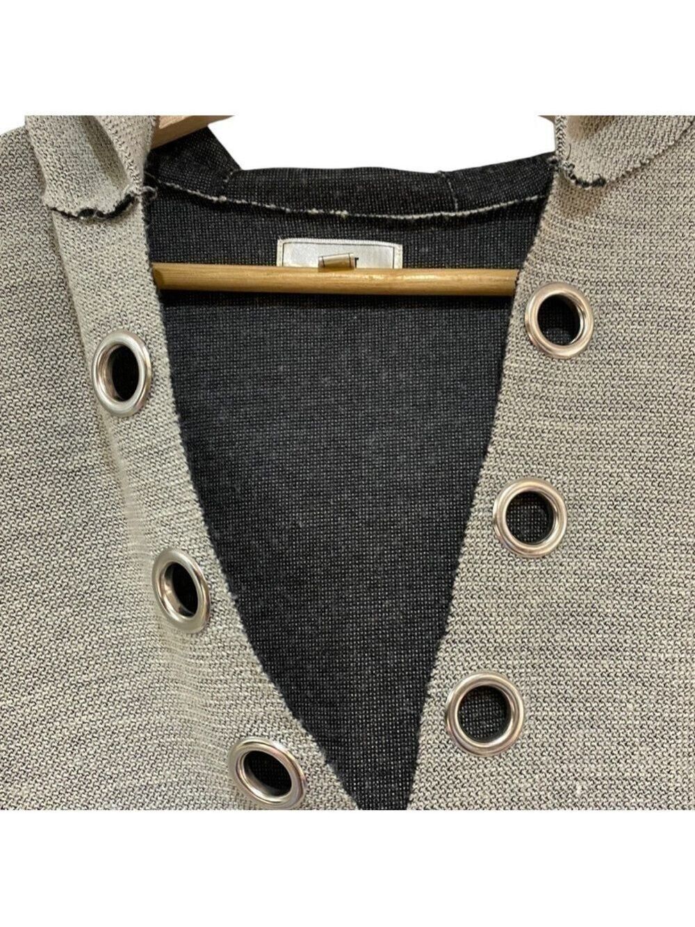 𝅺NYTT Hooded Knit Top or Swim Cover Up - Picture 3 of 4
